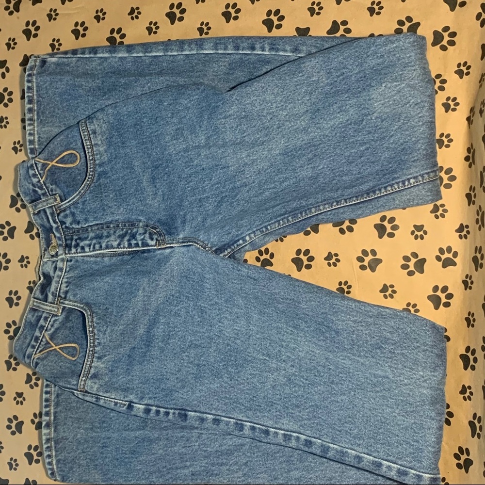 Vintage detailed lawman jeans.